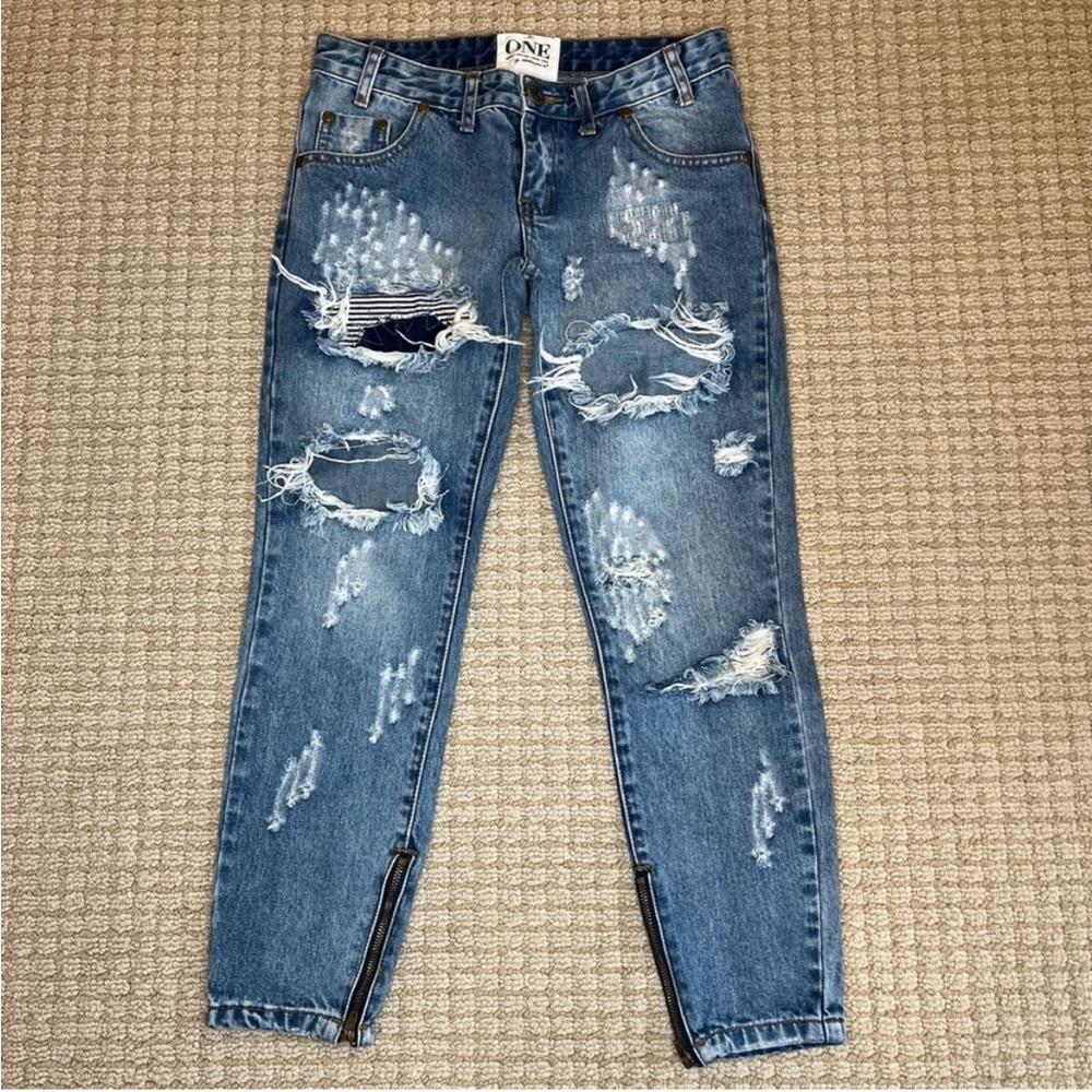 One by One Teaspoon Skinny Jeans